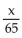 <strong>Translate to an algebraic expression. Robbie drove his car at 65 mph for x hours. How many miles did he travel?</strong> A) 65x B) C) 65 - x D)