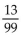 <strong>Convert to decimal notation. </strong> A) 0.13 B) C) D)