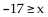 <strong>Write an inequality with the same meaning. </strong> A) B) C) D)