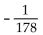 Evaluate -x for the given value of x. -x =  