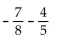 Subtract. - 
