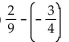Subtract. - 