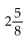 <strong>Convert to fraction notation. </strong> A) B) C) D)