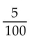 <strong>Convert to fraction notation. </strong> A) B) C) D)