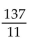 <strong>Convert to fraction notation. </strong> A) 22 B) C) D) 120