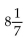 <strong>Convert to a mixed numeral. </strong> A) B) C) D)