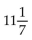 <strong>Convert to a mixed numeral. </strong> A) B) C) D)