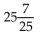 <strong>Convert to a mixed numeral. </strong> A) B) C) D)