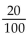 <strong>Convert to fractional notation. Do not simplify. 0.2</strong> A) B) C) D)