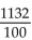 <strong>Convert to fractional notation. Do not simplify. 5.66</strong> A) B) C) D)