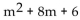 <strong>Use synthetic division to divide. ÷ (m + 3)</strong> A) B) C) D)