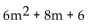 <strong>Use synthetic division to divide. ÷ (m + 3)</strong> A) B) C) D)