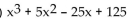 <strong>Use synthetic division to divide. </strong> A) B) C) D)