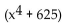 <strong>Use synthetic division to divide. ÷ (x - 5)</strong> A) B) C) D)