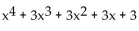 <strong>Use synthetic division to divide. ÷ (x - 3)</strong> A) B) C) D)
