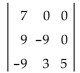 <strong>Evaluate. </strong> A) -342 B) 288 C) 315 D) -315