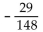 <strong>Solve. Let f(x) = -9x + 7 and g(x) = + 4. Find f(4) / g(4) .</strong> A) B) C) D)