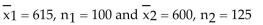 <strong>Two samples are random and independent. Find the P-value used to test the claim that Population statistics: Sample statistics: </strong> A)0.0005 B)0.0505 C)0.1015 D)0.5105