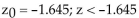 <strong>Find the critical value and rejection region for the type of z-test with level of significance α Left-tailed test, α </strong> A) B) C) D)