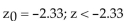 <strong>Find the critical value and rejection region for the type of z-test with level of significance α Left-tailed test, α </strong> A) B) C) D)