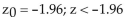 <strong>Find the critical value and rejection region for the type of z-test with level of significance α Left-tailed test, α </strong> A) B) C) D)