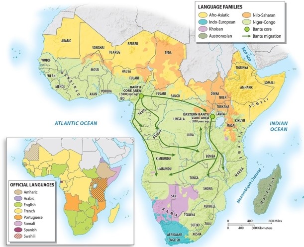 <strong>The Amharic language family is largely found in which contemporary sub-Saharan African nation? </strong> A)Senegal B)Ethiopia C)Madagascar D)Nigeria E)Ghana