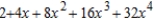 <strong>Find the fourth degree Maclaurin polynomial for the function. </strong> A) B) C) D) E)