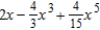<strong>Find the Maclaurin polynomial of degree 5 for the function. </strong> A) B) C) D) E)