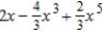 <strong>Find the Maclaurin polynomial of degree 5 for the function. </strong> A) B) C) D) E)