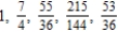 <strong>Write the first five terms of the sequence of partial sums. </strong> A) B) C) D) E)