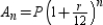 <strong>Consider the sequence whose nth term is given by where P is the principal, is the account balance in dollars after n months, and r is the interest rate compounded annually. Find the sixth term of the sequence if and . Round your answer to two decimal places. </strong> A) $9,518.26 B) $10,061.16 C) $9,696.45 D) $9,342.82 E) $9,412.67