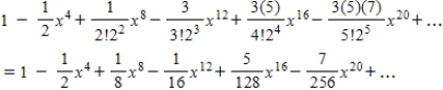 <strong>Use the binomial series to find the Maclaurian series for the function. </strong> A) B) C) D) E) 