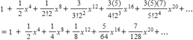 <strong>Use the binomial series to find the Maclaurian series for the function. </strong> A) B) C) D) E) 