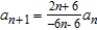 <strong>The terms of a series are defined recursively. Determine the convergence or divergence of the series. Explain your reasoning. , </strong> A) diverges; Ratio Test B) converges; Ratio Test C) converges; Integral Test D) diverges; Alternating Series Test E) diverges; Root Test