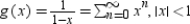 <strong>Explain how to use the geometric series to find the series for the function .</strong> A) replace x with B) replace x with and multiply the series by C) replace x with and divide the series by D) replace x with and divide the series by E) replace x with