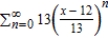 Find all values of x for which the series   converges.