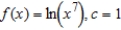 Use the definition to find the Taylor series (centered at c) for the function.