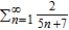 Use the Integral Test to determine the convergence or divergence of the series.
