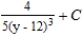 <strong>Find the indefinite integral. </strong> A) B) C) D) E)