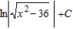 <strong>Find the indefinite integral by making the substitution . </strong> A) B) C) D) E)