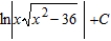 <strong>Find the indefinite integral by making the substitution . </strong> A) B) C) D) E)