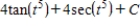 <strong>Use integration tables to find . </strong> A) B) C) D) E)
