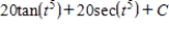 <strong>Use integration tables to find . </strong> A) B) C) D) E)
