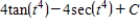 <strong>Use integration tables to find . </strong> A) B) C) D) E)