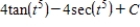 <strong>Use integration tables to find . </strong> A) B) C) D) E)