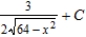 <strong>Find the indefinite integral by making the substitution . </strong> A) B) C) D) E)
