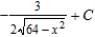 <strong>Find the indefinite integral by making the substitution . </strong> A) B) C) D) E)