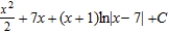 <strong>Find the indefinite integral. </strong> A) B) C) D) E)