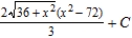 <strong>Find the indefinite integral by making the substitution . </strong> A) B) C) D) E)