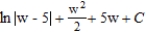 <strong>Find the indefinite integral. </strong> A) B) C) D) E)